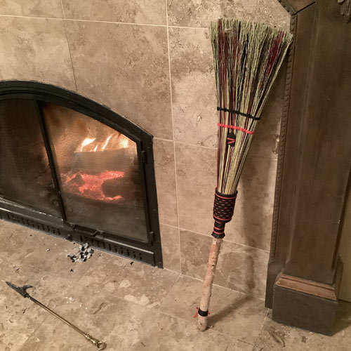 Fireplace sweeper