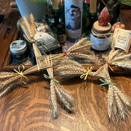 Woven Wheat Brigid’s Cross