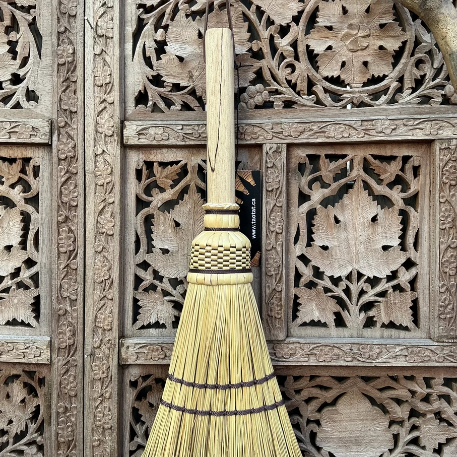 Spalted Oak Hearth Broom