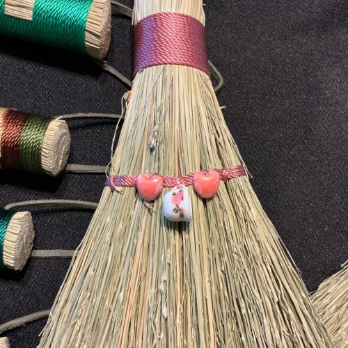 Teacup Tea Table Hand broom petal pink