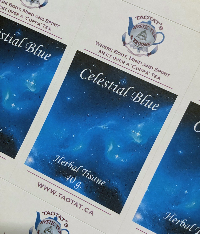 Celestial Blue Brew, herbal tisane, 40g bag - Image 3